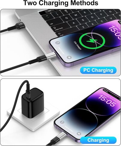 USB C to Lightning Adapter, 4 Pack Type C to iPhone Adapter Fast Charging in Kuwait