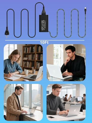 65W USB C Charger for HP EliteBook ProBook Firefly OmniBook Laptop in Kuwait