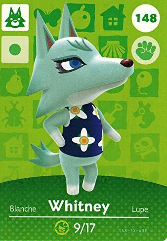 Nintendo Animal Crossing Happy Home Designer Amiibo Card Whitney 148/200 USA Version by Nintendo in Kuwait