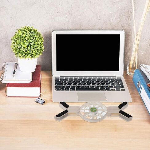Veemoon Foldable Laptop Cooling Pad with Large Fan and Good Heat Dissipation Portable Plastic Laptop Cooler Fan for Office Workers in Kuwait
