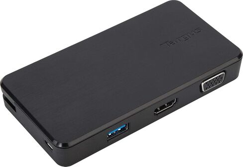 Targus VersaLink Universal Travel Laptop Dock with VGA/HDMI Connectivity & 2 USB 3.0 Ports for PC, Mac, & Android (DOCK110USZ) in Kuwait