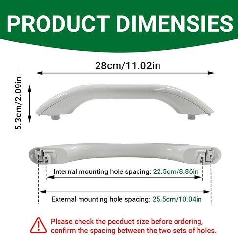 Microwave Handle WB15X10023 Replacement for GE | Fits JVM Series Emo Models | Replacement for AP2021174 AH232103 EA232103 in Kuwait
