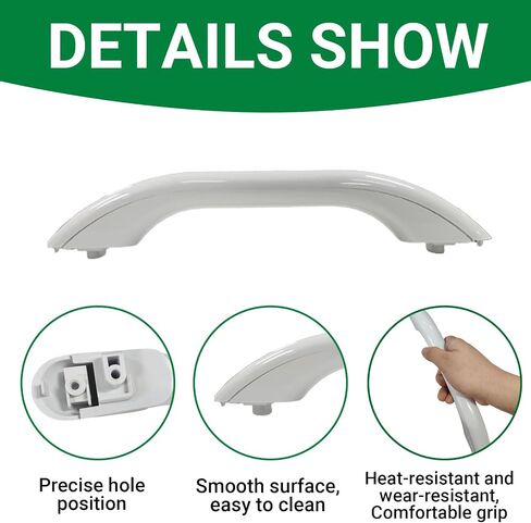 Microwave Handle WB15X10023 Replacement for GE | Fits JVM Series Emo Models | Replacement for AP2021174 AH232103 EA232103 in Kuwait