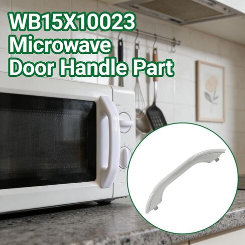 Microwave Handle WB15X10023 Replacement for GE | Fits JVM Series Emo Models | Replacement for AP2021174 AH232103 EA232103 in Kuwait