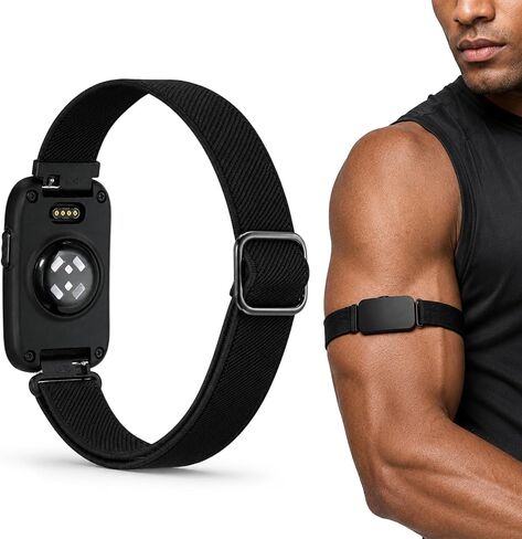 Nylon Bicep Band Compatible with Garmin CIRQA, Adjustable Upper Arm Strap in Saudi Arabia