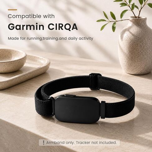 Nylon Bicep Band Compatible with Garmin CIRQA, Adjustable Upper Arm Strap in Saudi Arabia