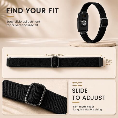 Nylon Bicep Band Compatible with Garmin CIRQA, Adjustable Upper Arm Strap in Saudi Arabia