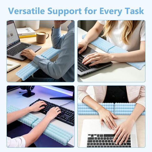 MEGREZ L‑Shaped Memory Foam Wrist Rest for Elbow & Forearm Desk Support in Saudi Arabia