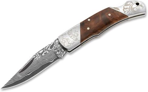 Magnum 01MB946DAM Damascus Duke Folding Knife with 2-1/2 in. Straight Edge Blade in Saudi Arabia