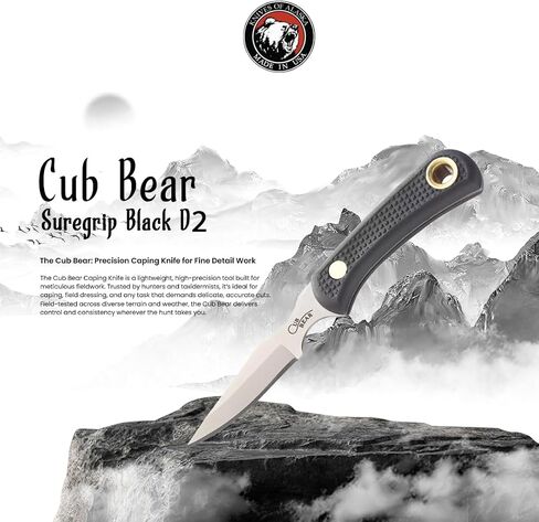 Knives of Alaska SureGrip Cub Bear Caping Knife in Saudi Arabia