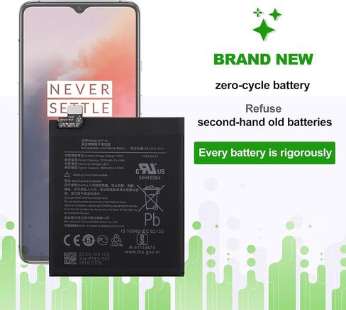 BLP743 3.85V 270mAh Battery, Compatible with OnePlus 7T,Comes with a Battery Installation Tool in Kuwait