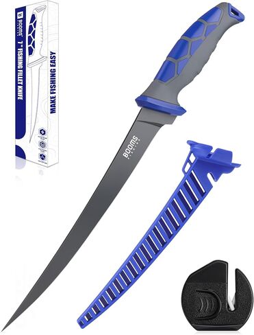 Booms Fishing Fillet Knife for Fish: 7" Razar-Sharp Fish Knife, XW60 in Kuwait