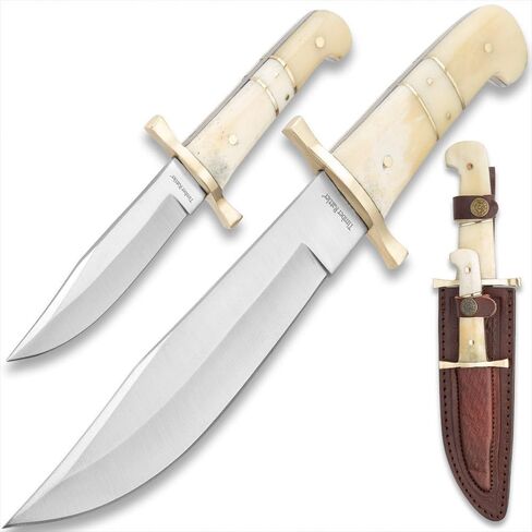 Timber Rattler 2-Piece Bowie Knife Set | Stainless Steel Blades in Kuwait