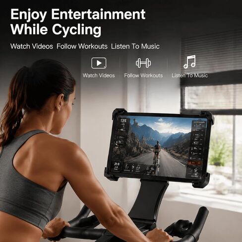 Indoor Cycling Phone Tablet Holder for Tunturi Pure Bike 4.1 2013–2019,Engineering Plastic in Kuwait
