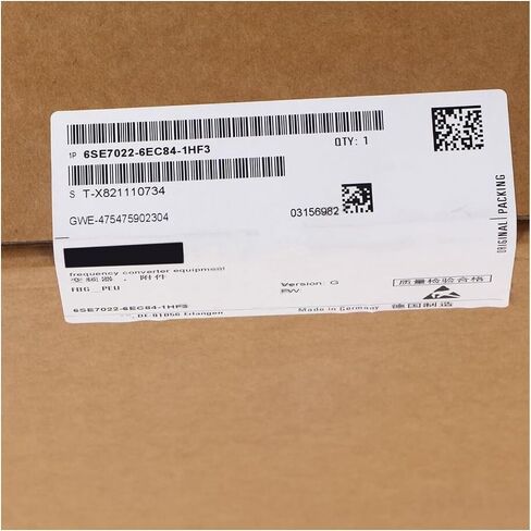 SMOCONE Expedited 6SE7022-6EC84-1HF3 New and Sealed in Box 6SE70226EC841HF3 1 Year Warranty and Fast in Saudi Arabia