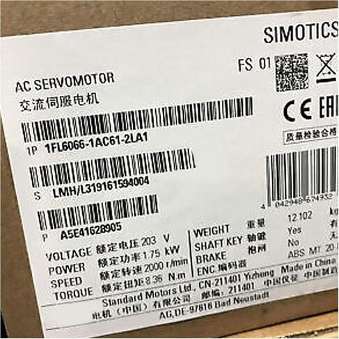 SMOCONE Expedited 1FL6066-1AC61-2LA1 New and Sealed in Box 1FL60661AC612LA1 1 Year Warranty and Fast in Saudi Arabia