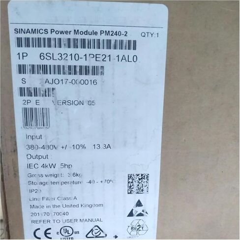 SMOCONE Expedited 6SL3210-1PE21-1AL0 New and Sealed in Box 6SL32101PE211AL0 1 Year Warranty and Fast in Saudi Arabia