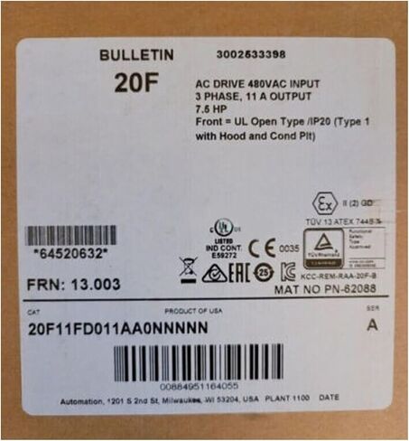 SMOCONE Expedited 20F11FD011AA0NNNNN New and Sealed in Box 20F11FD011AA0NNNNN 1 Year Warranty and Fast in Saudi Arabia