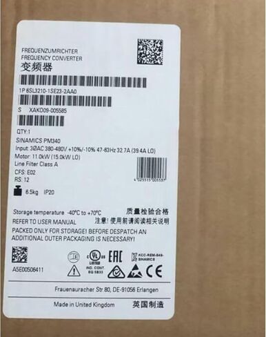 SMOCONE Expedited 6SL3210-1SE23-2AA0 New and Sealed in Box 6SL32101SE232AA0 1 Year Warranty and Fast in Saudi Arabia