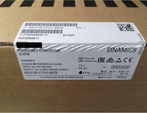 SMOCONE Expedited 6SL3120-2TE21-8AC0 New and Sealed in Box 6SL31202TE218AC0 1 Year Warranty and Fast in Saudi Arabia