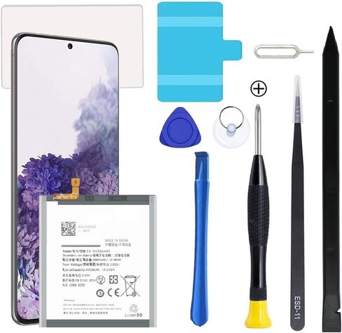 Galaxy S20 Battery,Upgraded New Battery Replacement for Samsung Galaxy S20 SM-G980 SM-G980F with Professional Replacement Tool Kits in Saudi Arabia
