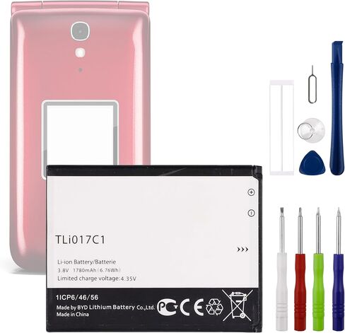 TLI017C1 3.8V 1780mAh Battery, Compatible with TCL Flip Pro VZW-TCL-4056W Alcatel One Touch OT-5027B,Comes with a Battery Installation Tool in Kuwait