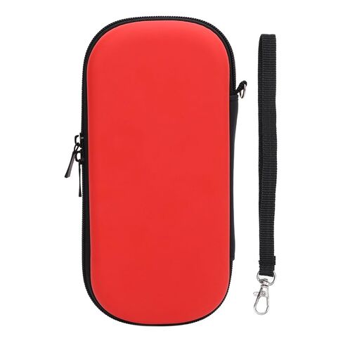 ASHATA Travel Case for 3000 Game Console, Game Cartridges and Other Accessories, Storage Holder Organizer, for 3000 Carring Case with Pockets PU EVA Two Way Zipper (Red) in Kuwait