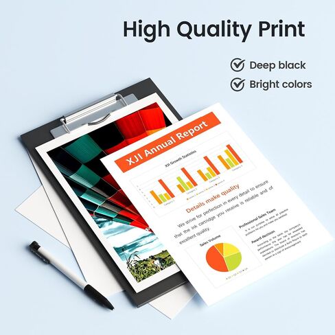 XJI 68XL Replacement for HP 68 Ink Cartridges Black/Color Combo Pack 6155e in Kuwait