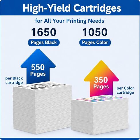 ZIPRINT Remanufactured Ink Cartridge Replacement for Epson 232XL Ink 6 Pack in Kuwait