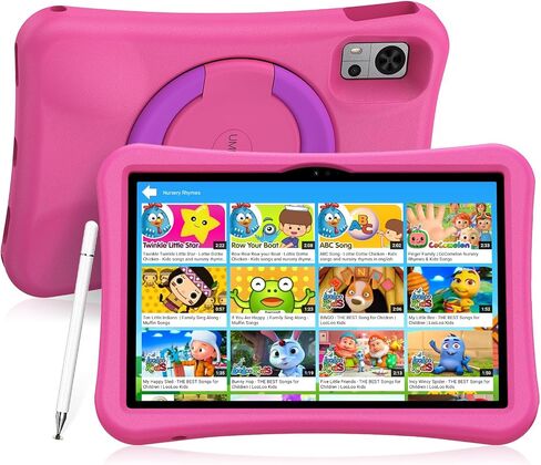 UMIDIGI G5 Tab Kids, Android Tablet for Kids, 8(4+4) G+128G up to 1TB, Bluetooth, WIFI5, Parental Control, Dual Camera, TV Eye Bluelight Tablet, Dual SIM, Pink in Kuwait