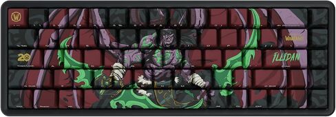 World Of Warcraft Illidan Stormrage PBT Dye Sub keycap set, US Layout in Kuwait
