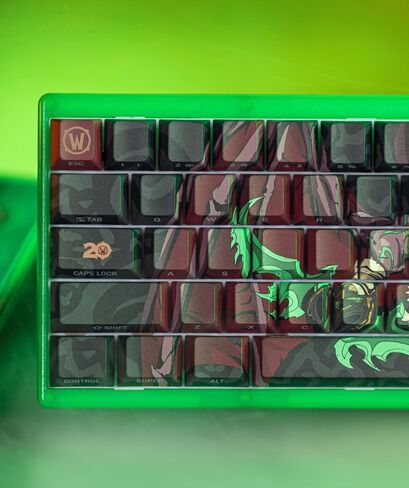 World Of Warcraft Illidan Stormrage PBT Dye Sub keycap set, US Layout in Kuwait