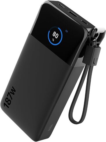 NOBIS Laptop Power Bank, 25000mAh Portable Charger with 187W Total Output in Kuwait