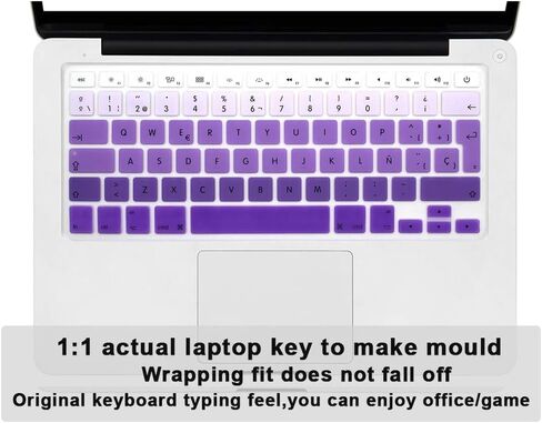 Spanish EU Keyboard Cover Skin for MacBook Air 13&Pro 13 15 17 in Saudi Arabia
