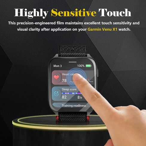 Liuyuxi 3-Pack Soft TPU Screen Protector For Garmin Venu X1 in Saudi Arabia