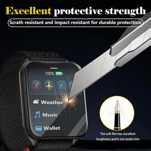 Liuyuxi 3-Pack Soft TPU Screen Protector For Garmin Venu X1 in Saudi Arabia
