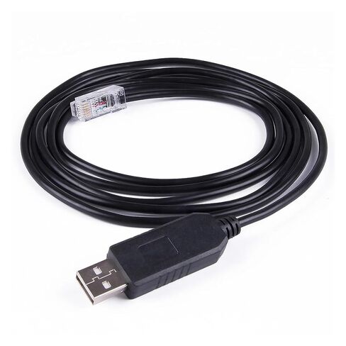 USB to 6P4C RS232 to RJ11 RJ12 Compatible with The Copley Controls Motors Accelnet Plus Panel EtherCAT SER-CK Serial Cable in Kuwait