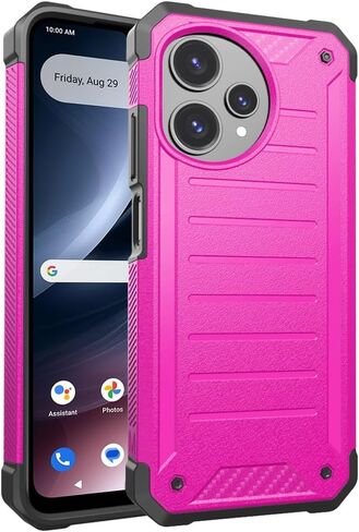 for AT&T Motivate Pro 2 5G SN512A Premium Tough Hybrid Cover Phone Case + Extreme Band (Black) in Kuwait