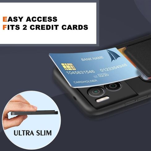 Compatible for T-Mobile Revvl 7 Pro 5G Phone Case with Card Wallet in Kuwait