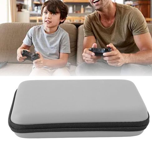ASHATA Carrying Case for 3DS for New 3DS XL for New 2DS XL, Hard Protective Shell Travel Case for Edition for New 2DS XL with 8 Game Slot Inner Pocket (Silver) in Kuwait