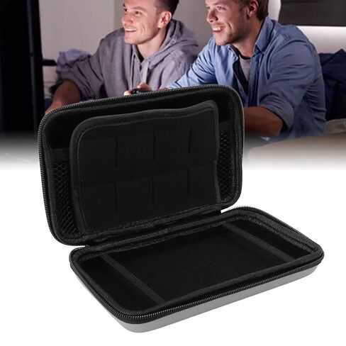 ASHATA Carrying Case for 3DS for New 3DS XL for New 2DS XL, Hard Protective Shell Travel Case for Edition for New 2DS XL with 8 Game Slot Inner Pocket (Silver) in Kuwait