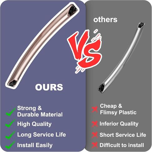 Upgrade ME16A4021AS Microwave Door Handle: DE94-04313F Assembly Handle for Samsung Microwave Handle ME16A4021AS/AA DE94-02933A DE64-02522A AP5622966 PS4239327 2448710, Alloy Material, with 2 Screws in Kuwait