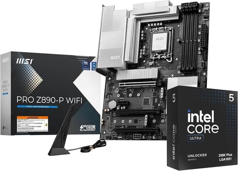 Micro Center Bundle Intel Core Ultra5 250K Plus CPU msi Motherboard Combo in Kuwait