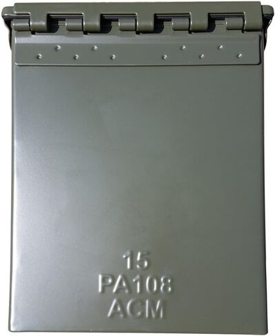 Ammo Can Man 3-Pack of New Mil-Spec PA108 Fat 50 Cal Ammo Cans in Kuwait