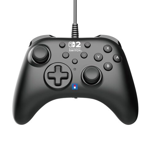 HORI - HORIPAD Turbo Wired Controller (Black) for Nintendo Switch 2/PC - Officially Licensed by Nintendo in Kuwait