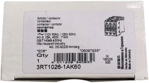 SMOCONE Expedited 3RT1026-1AK60 New and Sealed in Box 3RT10261AK60 1 Year Warranty and Fast in Kuwait