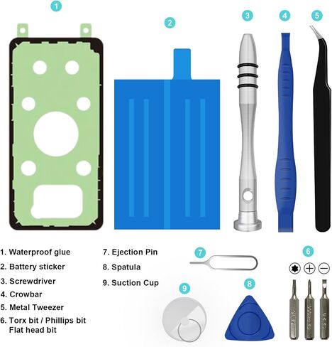 Replacement Battery for Samsung Galaxy A54 A34, 4700mAh High Capacity Battery for Samsung Galaxy EB-BA546ABY SM-A5460, SM-A546V/U/U1/B/E/M/DS, SM-A346M/E/B with Repair Tool Kits in Kuwait