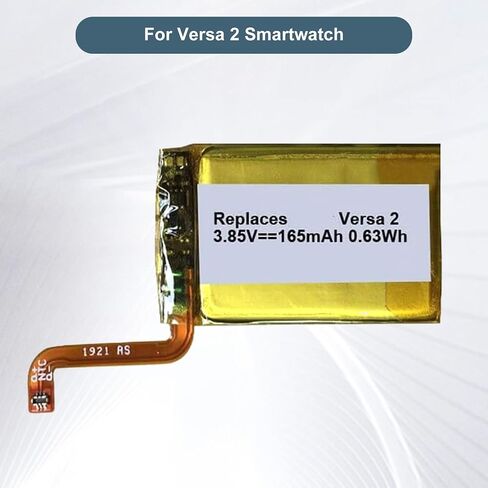 Replacement LSSP281928 160mAh/0.62Wh/3.85V Battery for Fitbit FB507 Versa 2 Smartwatch, with Repair Tool Kit in Kuwait