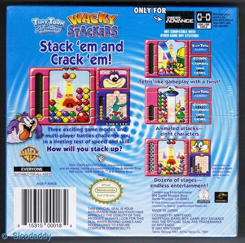 Tiny Toons Adventures: Wacky Stackers - Game Boy Advance in Saudi Arabia