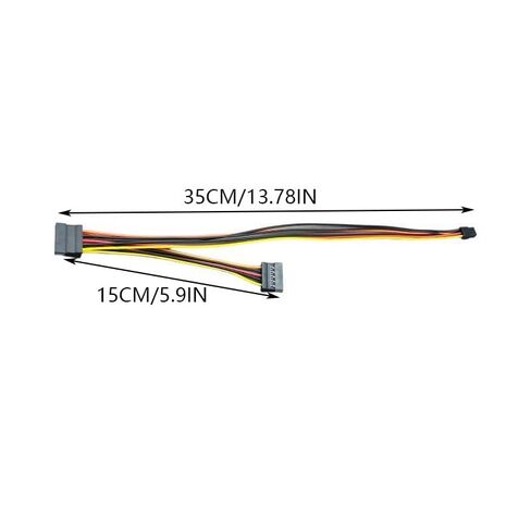 Applicable for Dell Mini 6-pin to SATA15-pin Single SATA Hard Drive Cable, CT1250 ECT1205 QCT1250 QCS1250 QBT1250 FCS1250 SATA or Solid-State Drive in Kuwait